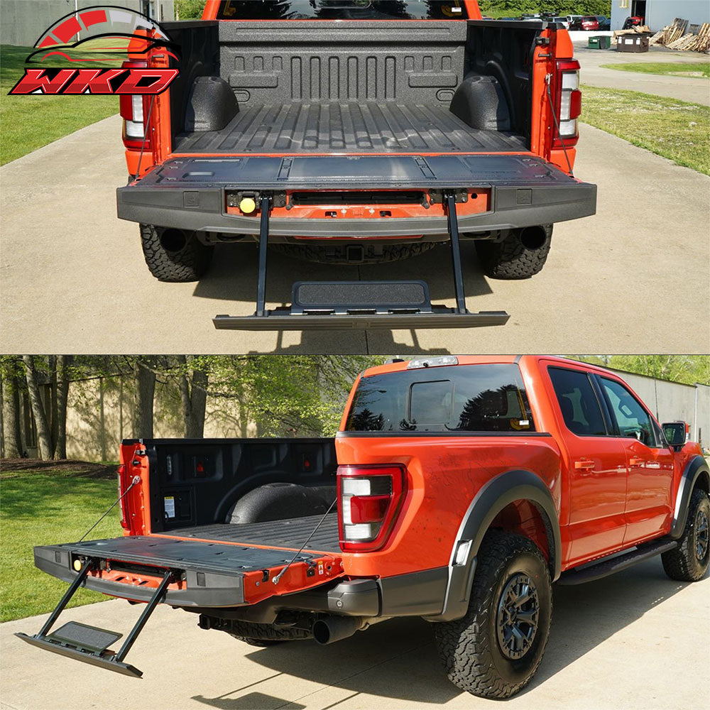 Fits 21-24 F-150 Lightning W/ Flex Step Tailgate Molding Trunk Protector Cover