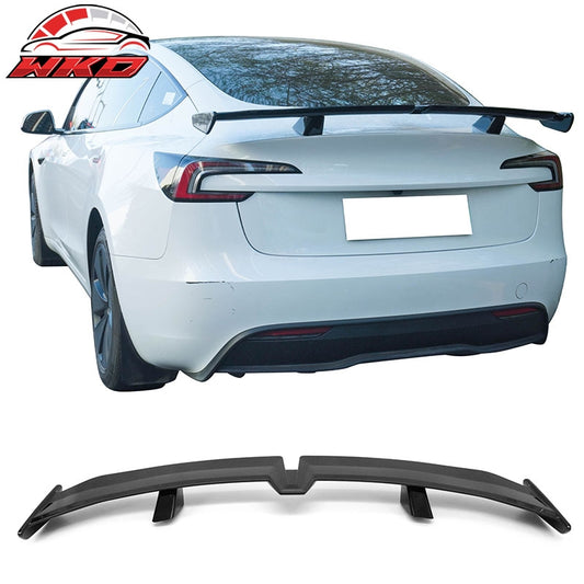 Wholesale 17-26 Tesla Model 3 54" PRO Style Rear Trunk Spoiler Wing Gloss Black ABS - Wikond Auto