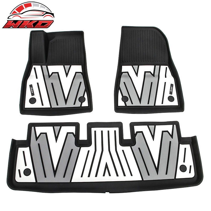 Wholesale 24-26 Tesla Model 3 All Weather Floor Mats Carpet Liner Black Gray White TPE