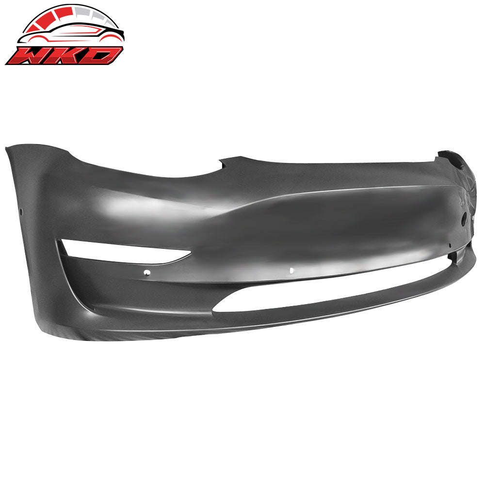 Fits 17-23 Tesla Model 3 Factory Replacement Front Bumper Cover