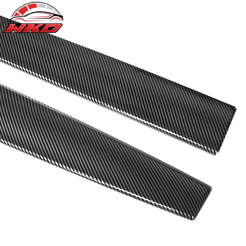 Fits 20-25 Tesla Model Y & 21-23 Model 3 Dashboard Wrap Cover Carbon Fiber Print