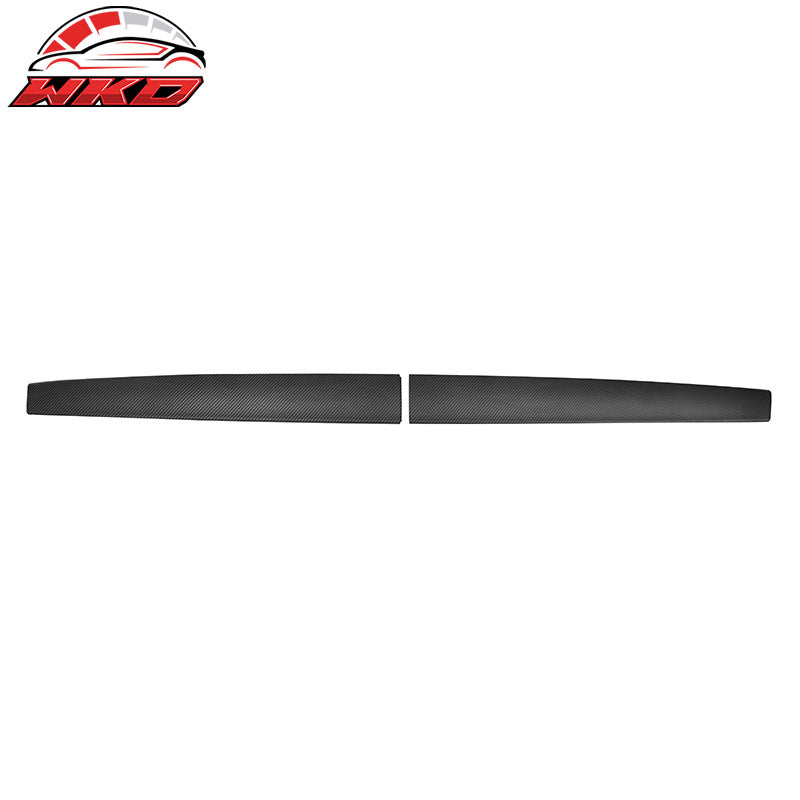 Fits 20-25 Tesla Model Y & 21-23 3 Dashboard Wrap Cover Matte Carbon Fiber Print