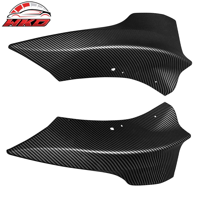 Wholesale 17-23 Tesla Model 3 Front Bumper Corner Splitters Matte Carbon Fiber Print