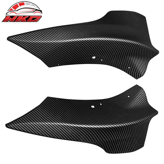 Wholesale 17-23 Tesla Model 3 Front Bumper Corner Splitters Matte Carbon Fiber Print