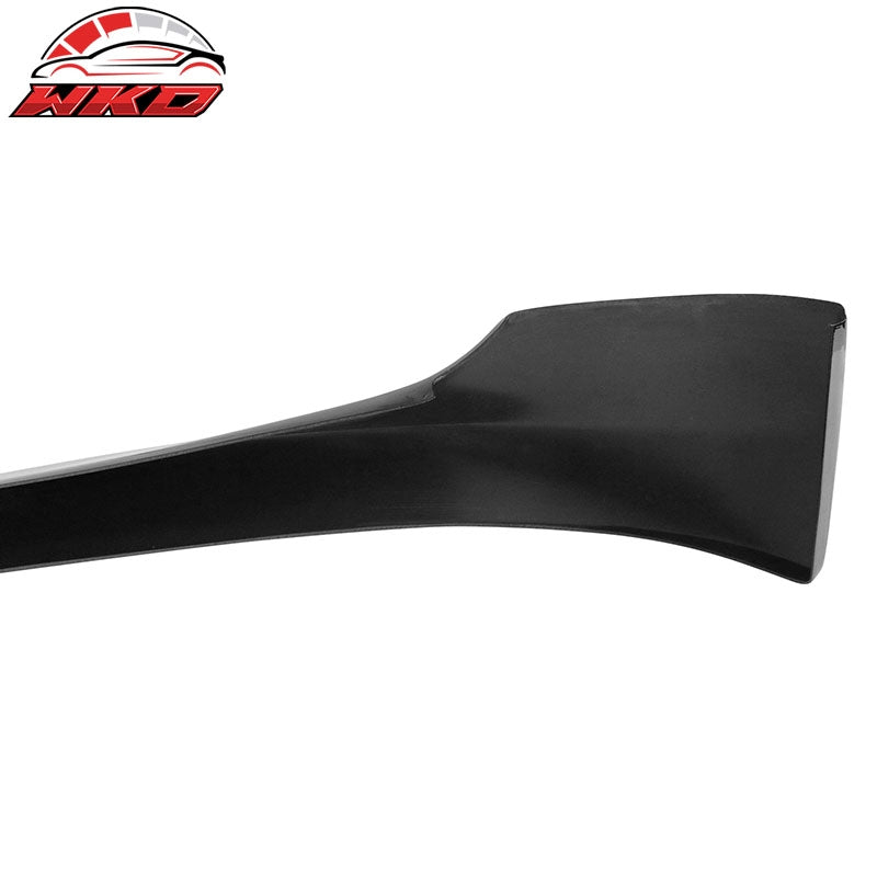 Fits 17-23 Tesla Model 3 Front Bumper Lip RPM Style Spoiler Splitter Gloss Black