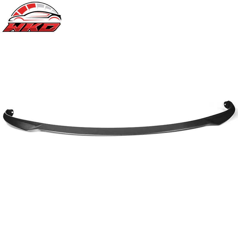 Fits 17-23 Tesla Model 3 IKON Style Unpainted Black PP Front Bumper Lip Spoiler
