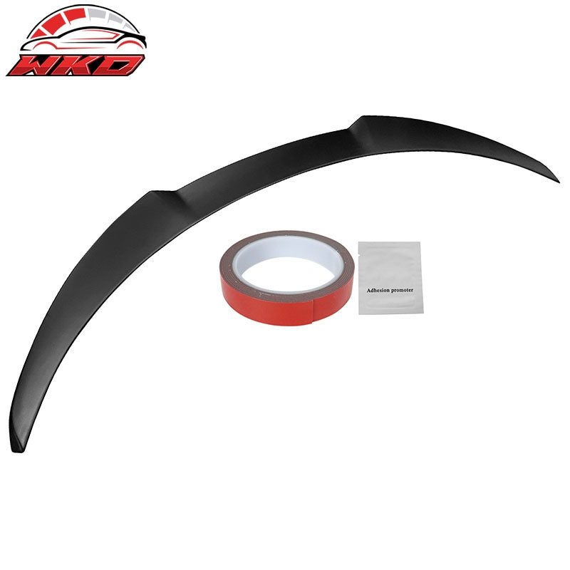 Fits 17-23 Tesla Model 3 IKON Style Rear Trunk Spoiler Wing ABS - Matte Black