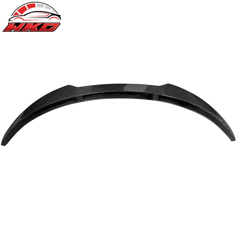 Fits 17-23 Tesla Model 3 IKON Style Rear Trunk Spoiler Wing - Carbon Fiber Print