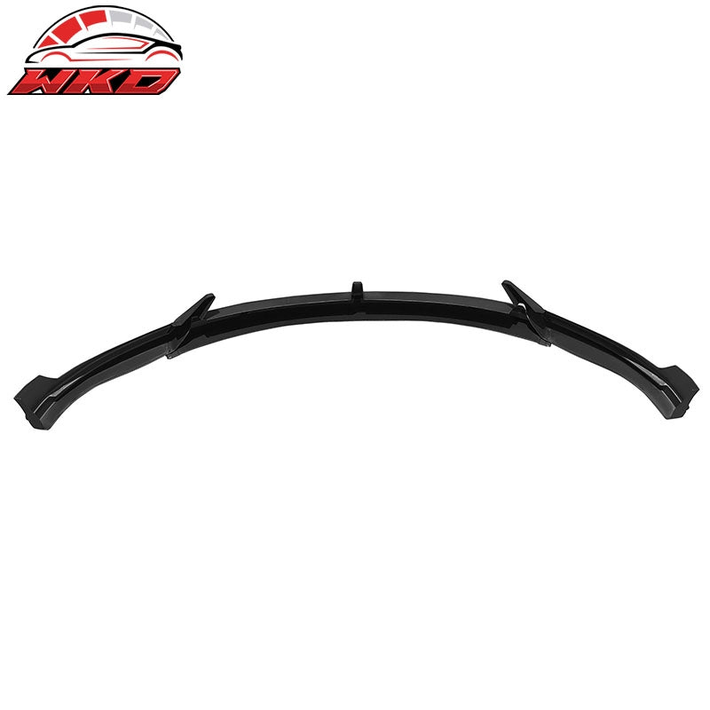 Fits 24-25 Tesla Model 3 IKON2 Style Front Bumper Lip Matte Black PP 3PCS Set