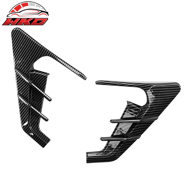 For 21-23 Tesla Model 3 20-22 Model Y Camera Cover Trim Gloss Carbon Fiber Print