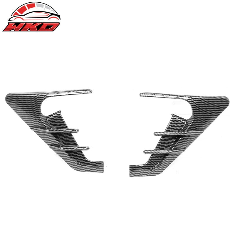 For 21-23 Tesla Model 3 20-22 Model Y Camera Cover Trim Gloss Carbon Fiber Print