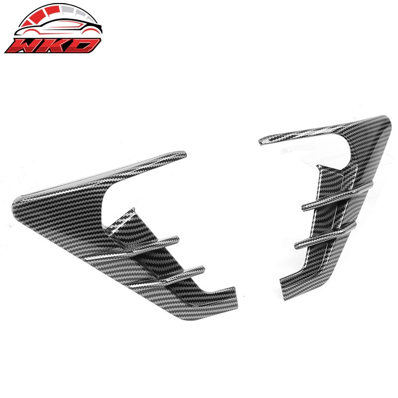 For 21-23 Tesla Model 3 20-22 Model Y Camera Cover Trim Gloss Carbon Fiber Print