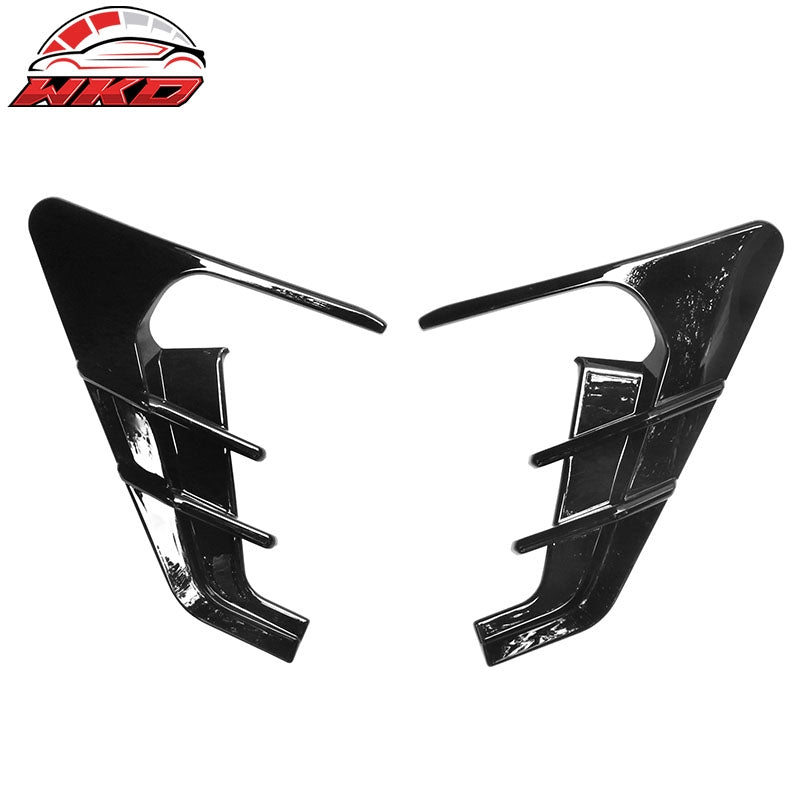 Fits 21-23 Tesla Model 3 20-22 Model Y Side Camera Flanks Cover Trim Gloss Black