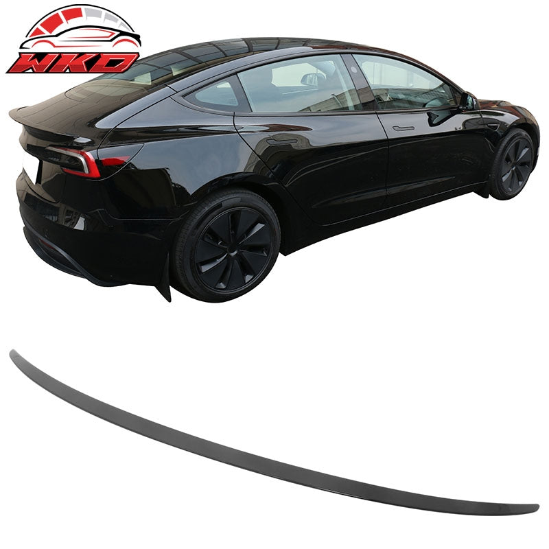 Wholesale 24-26 Tesla Model 3 OE Style Gloss Black Rear Trunk Spoiler Wing Lip ABS