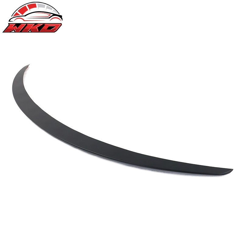 Fits 17-23 Tesla Model 3 OE Style Rear Trunk Spoiler Wing Matte Black Deck Trim