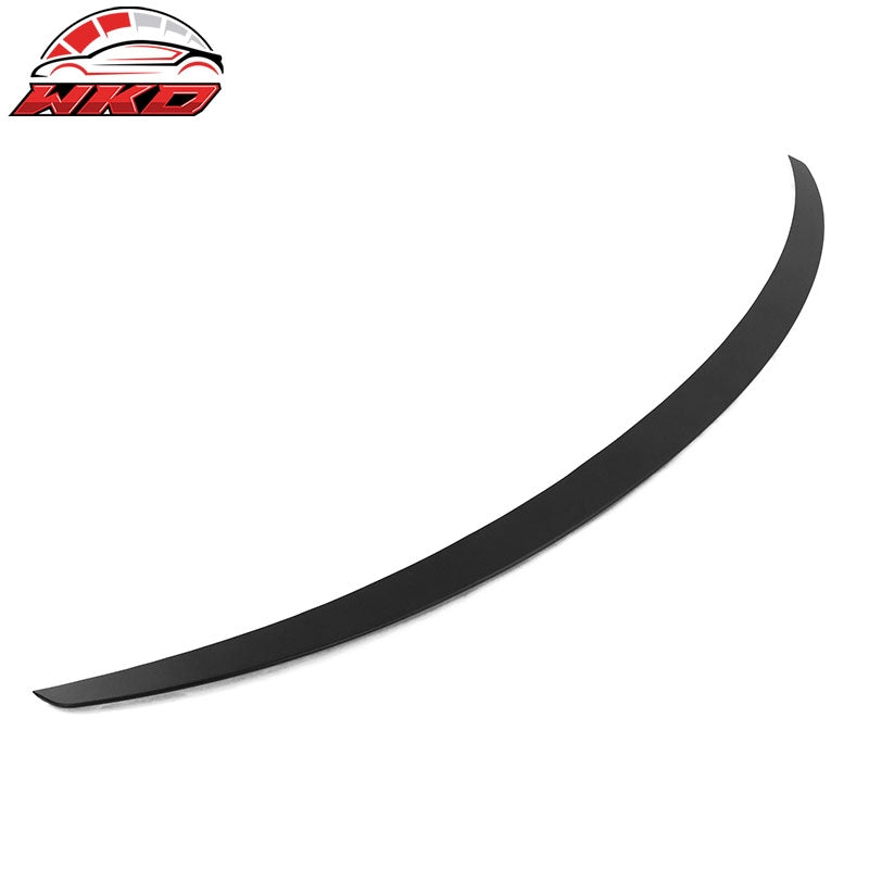 Fits 17-23 Tesla Model 3 OE Style Rear Trunk Spoiler Wing Matte Black Deck Trim