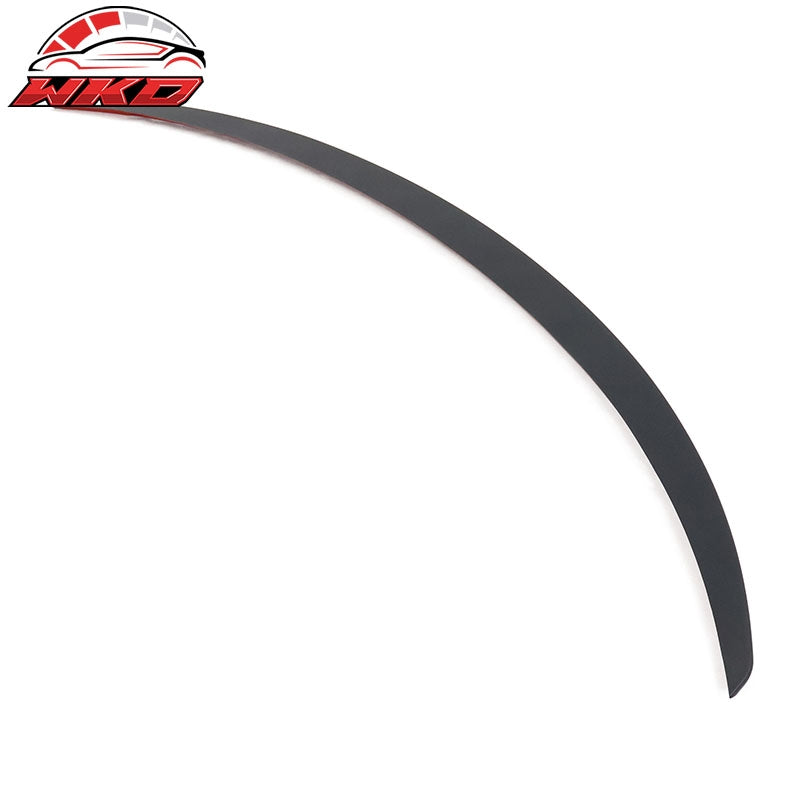 Fits 17-23 Tesla Model 3 OE Style Rear Trunk Spoiler Wing Matte Black Deck Trim