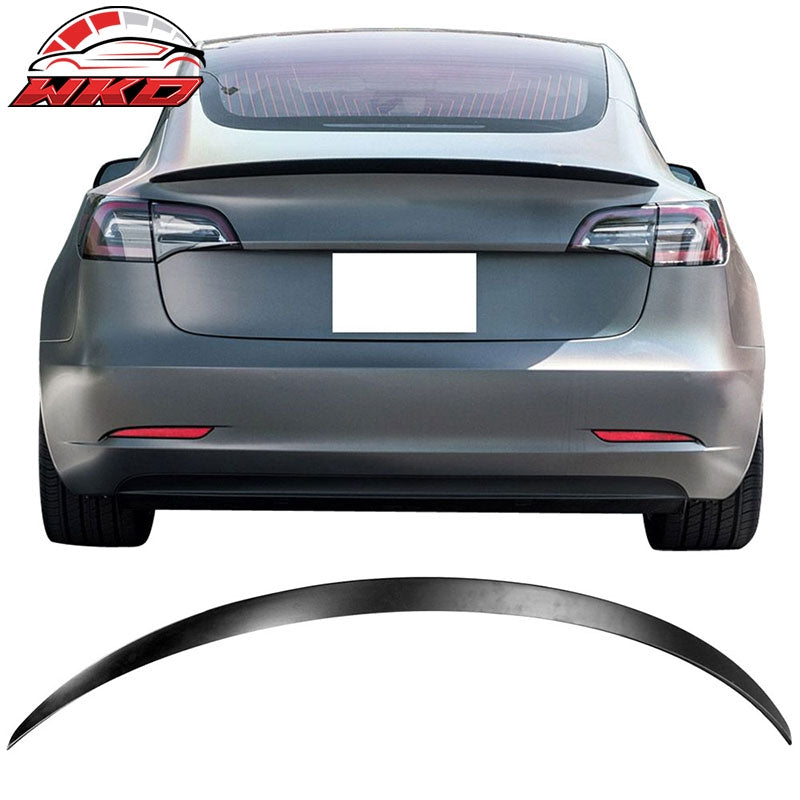 Wholesale 17-23 Tesla Model 3 OE Style Rear Trunk Lid Spoiler Wing Lip Unpainted ABS