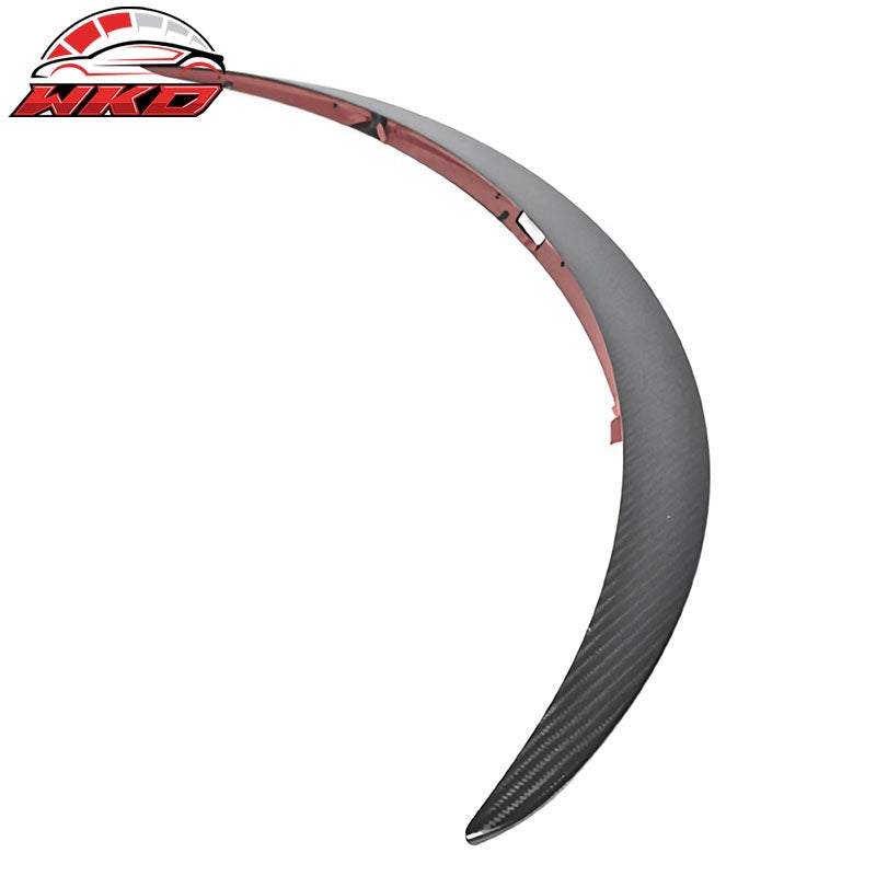 Fits 17-23 Tesla Model 3 OE Style Matte Carbon Fiber Rear Trunk Spoiler Wing