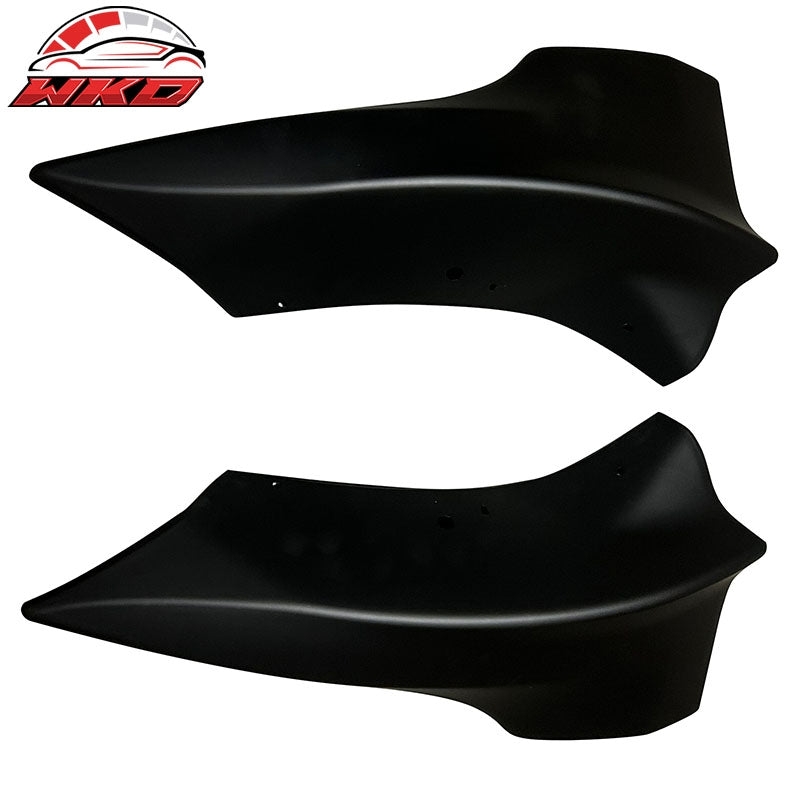 Wholesale 17-23 Tesla Model 3 PP Front Bumper Splitters Corner Winglets - Matte Black