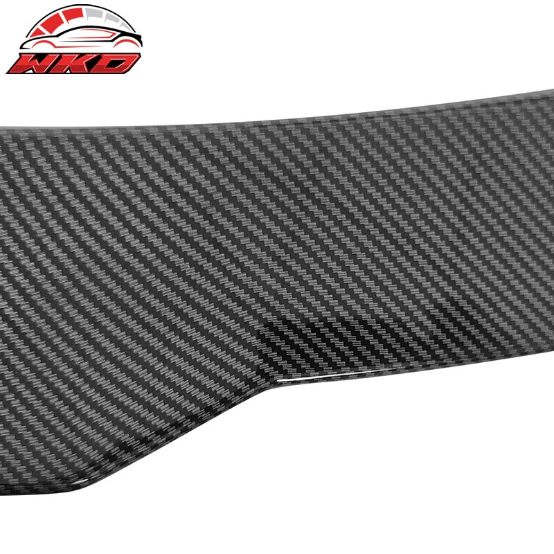 Fits 17-26 Tesla Model 3 Performance Rear Trunk Spoiler Wing Carbon Fiber Print