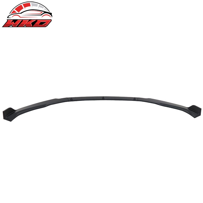 Fits 17-23 Tesla Model 3 Sedan IKON Style Front Bumper Lip PP Matte Black - 3PCS