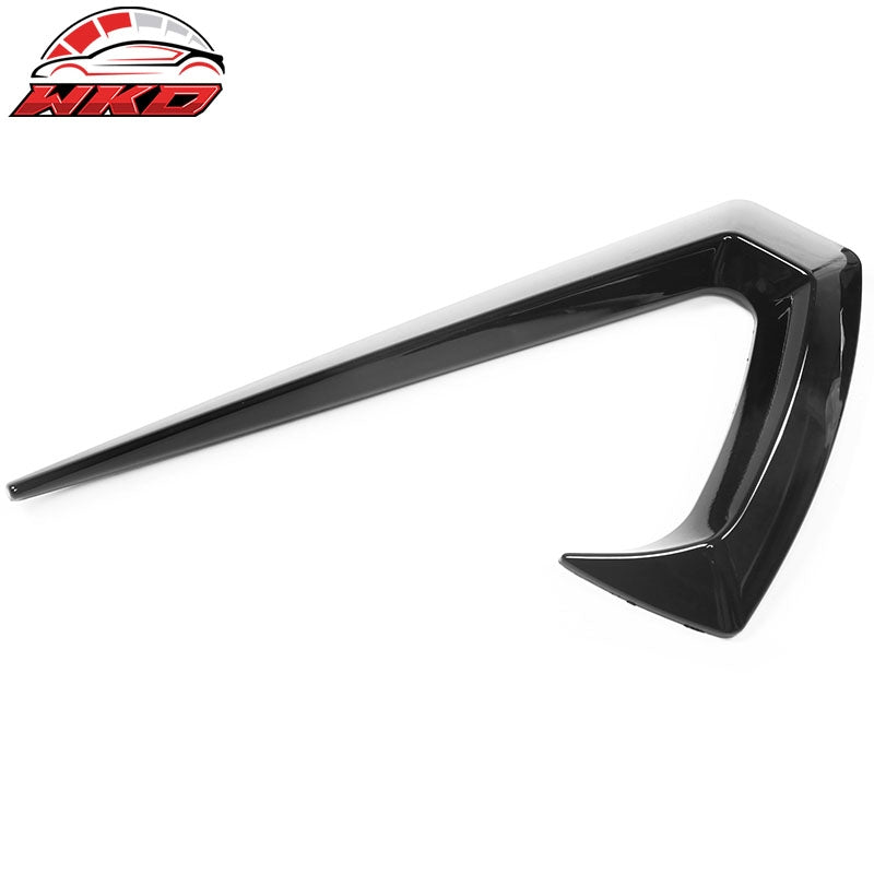 Fits 17-23 Tesla Model 3 Gloss Black Side Fender Camera Vent Cover Decor Trim
