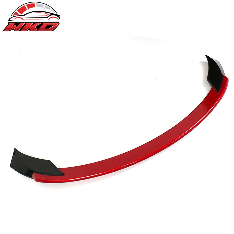 For 17-26 Tesla Model 3 Sport Style Trunk Spoiler Wing Lip Gloss Black & Red ABS
