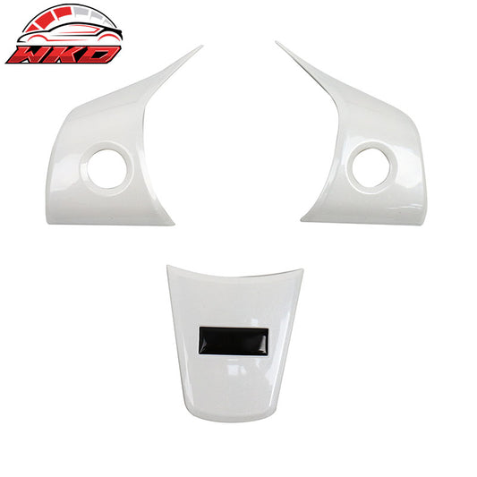 Wholesale 17-23 Tesla Model 3 & 20-25 Y Steering Wheel Cover Trim Accessory White ABS