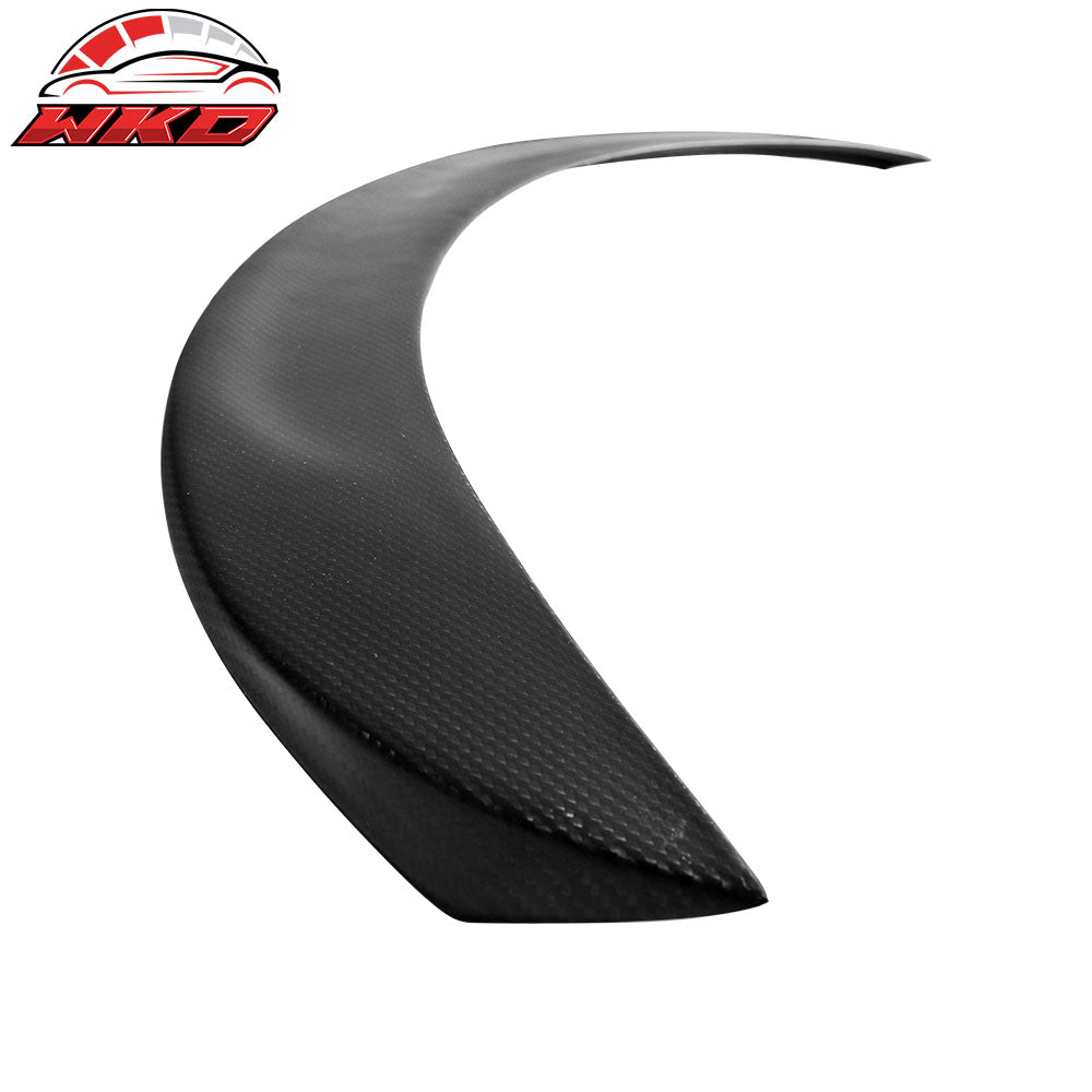 Fits 17-23 Tesla Model 3 IKON Style Trunk Spoiler Wing - Matte Carbon Fiber