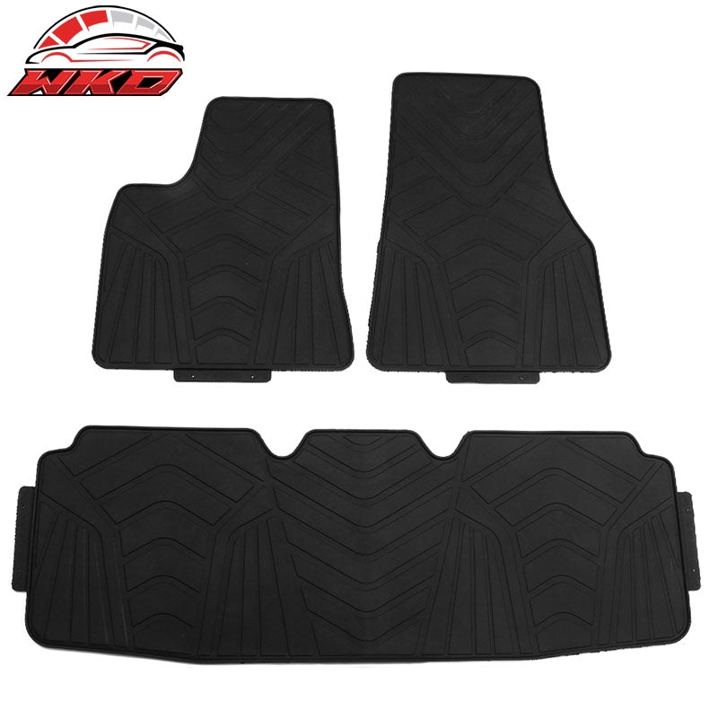 Wholesale  12-20 Tesla Model S All-Weather Floor Mats Carpet Liner Front and Second Row