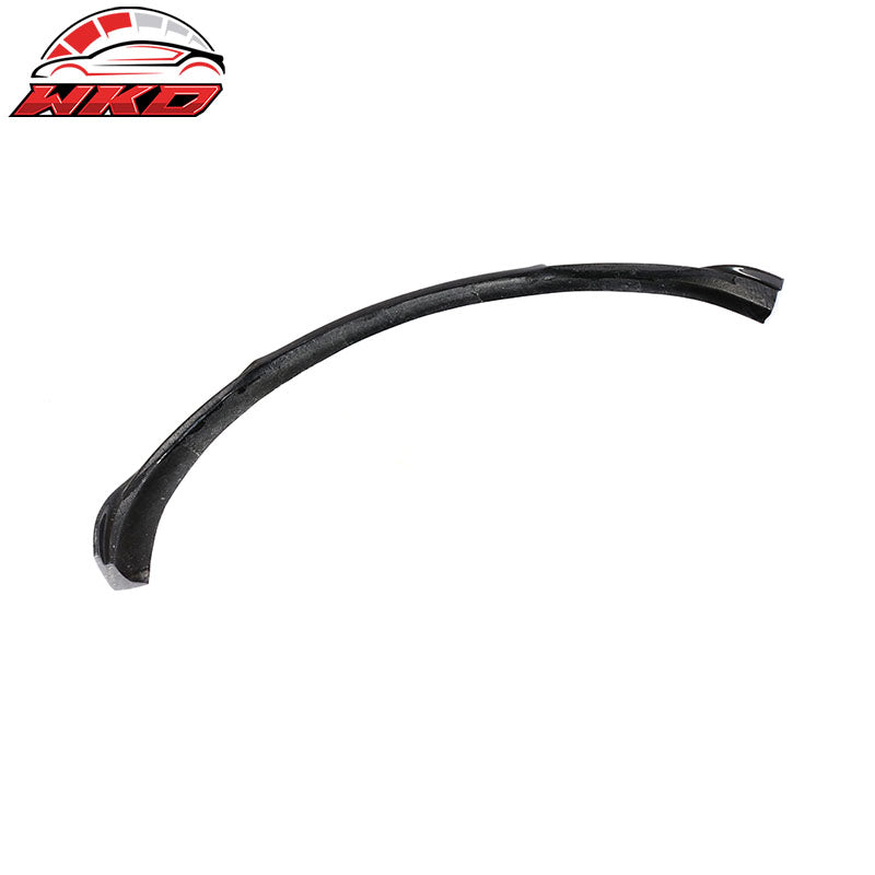 Fits 12-16 Tesla Model S JC Style Front Bumper Lip - Forged Matte Carbon Fiber