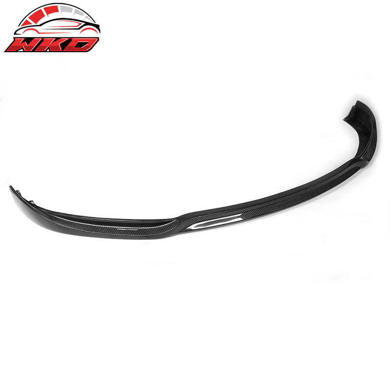 Fits 12-16 Tesla Model S Front Bumper Lip Spoiler Carbon Fiber JC Style Splitter