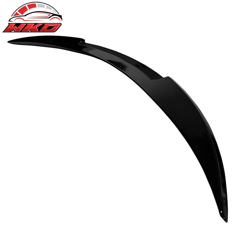 Fits 21-24 Tesla Model S IK Style Gloss Black Trunk Spoiler Rear Wing Lip ABS