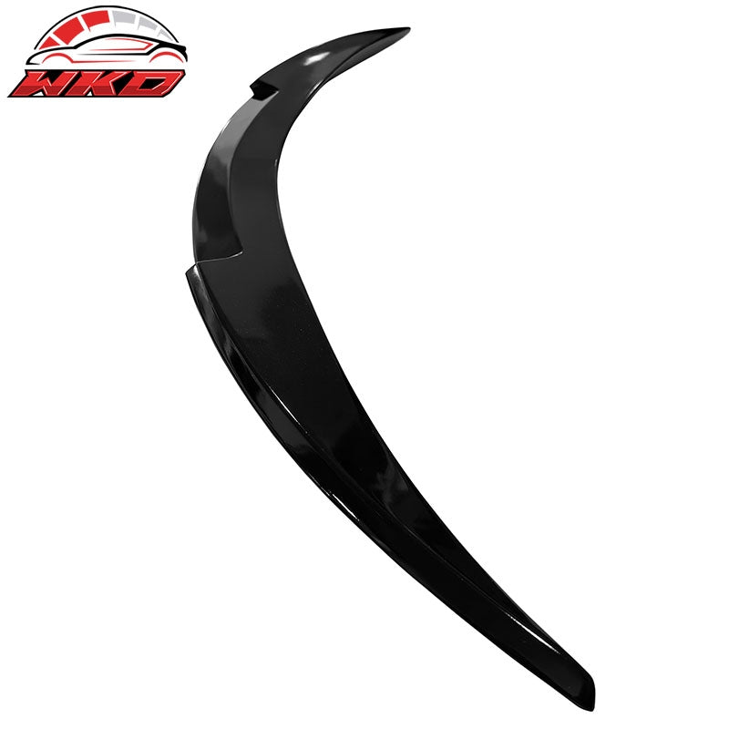 Fits 21-24 Tesla Model S IK Style Gloss Black Trunk Spoiler Rear Wing Lip ABS
