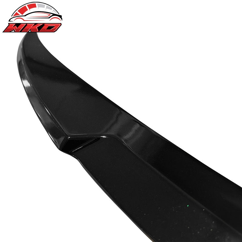 Fits 21-24 Tesla Model S IK Style Gloss Black Trunk Spoiler Rear Wing Lip ABS