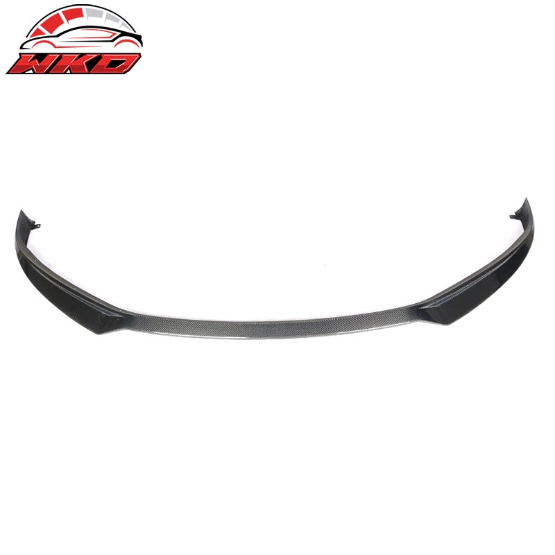 Fits 16-21 Tesla Model S IKON Style Front Lip Splitter - Carbon Fiber