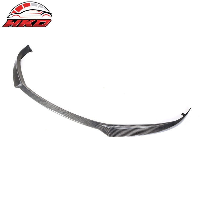 Fits 16-21 Tesla Model S IKON Style Front Lip Splitter - Carbon Fiber