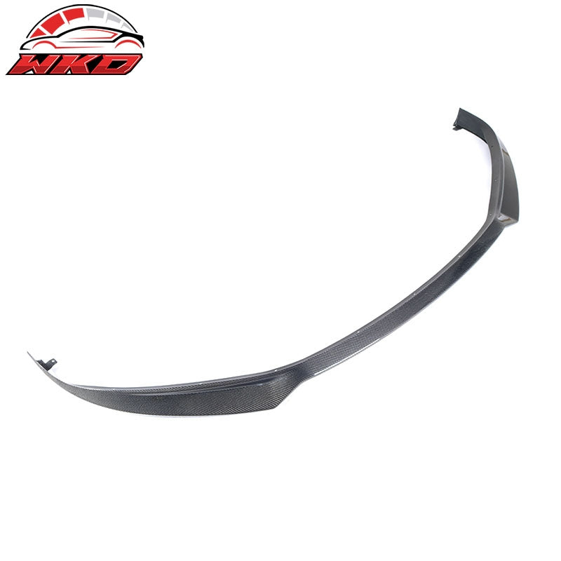 Fits 16-21 Tesla Model S IKON Style Front Lip Splitter - Carbon Fiber