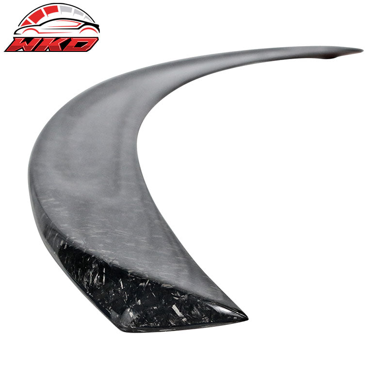 Fits 12-26 Tesla Model S OE Factory Style Trunk Spoiler Forged Carbon Fiber CF