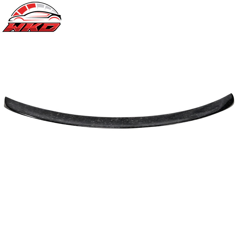 Fits 12-26 Tesla Model S OE Factory Style Trunk Spoiler - Matte Carbon Fiber