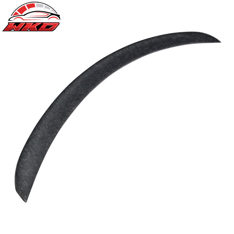 Fits 12-26 Tesla Model S OE Factory Style Trunk Spoiler Forged Carbon Fiber