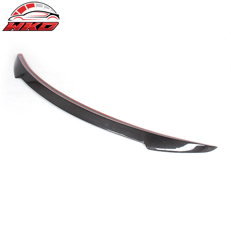 Fits 12-23 Tesla Model S JC Style Trunk Spoiler Wing - Matte Carbon Fiber