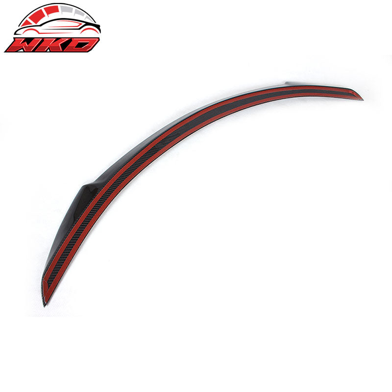 Fits 12-23 Tesla Model S JC Style Trunk Spoiler Wing - Matte Carbon Fiber