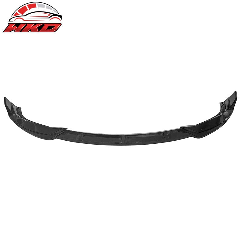 Wholesale 16-21 Tesla Model X Front Bumper Lip Splitter Chin Splitter PP Gloss Black