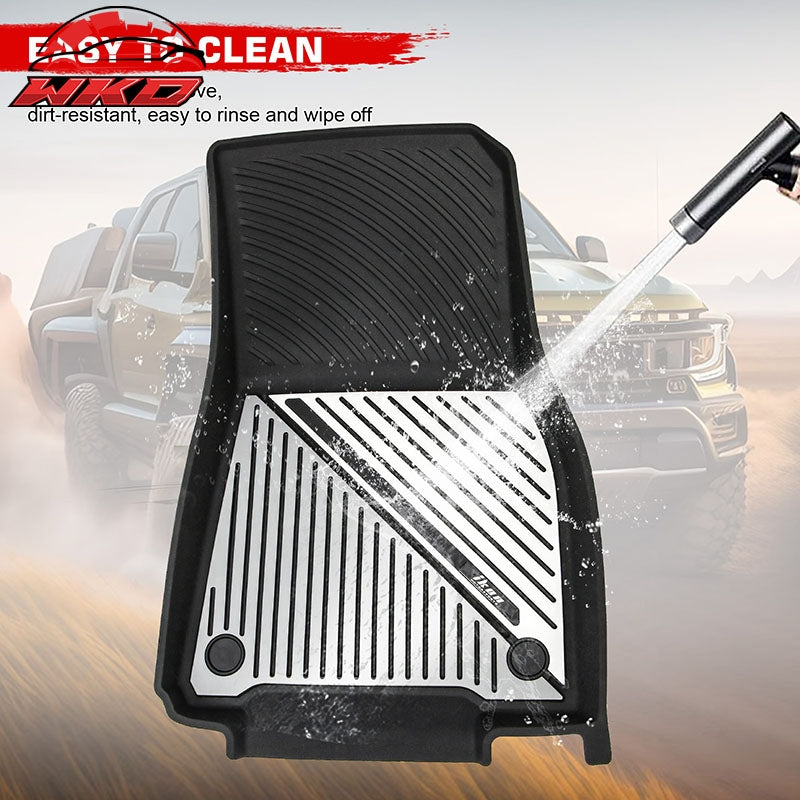 For 20-25 Tesla Model Y All Weather Floor Mats Carpet Liner Black Gray White TPE