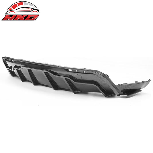 Wholesale 20-25 Tesla Model Y Carbon Fiber Print Rear Bumper Lip Diffuser Splitter