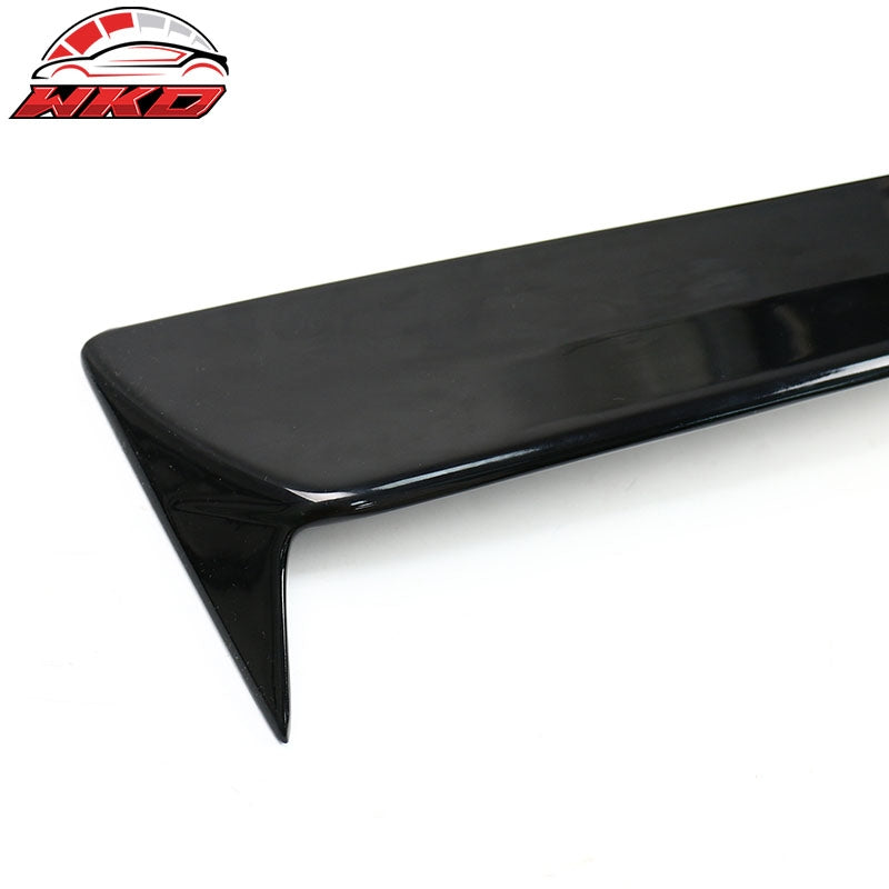 Fits 20-25 Tesla Model Y Gloss Black Rear Roof Spoiler Wing Lip Windshield ABS