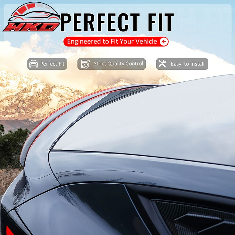 Wholesale 2026 Tesla Model Y Juniper OE Style Trunk Spoiler Carbon Fiber Print ABS - Wikond Auto