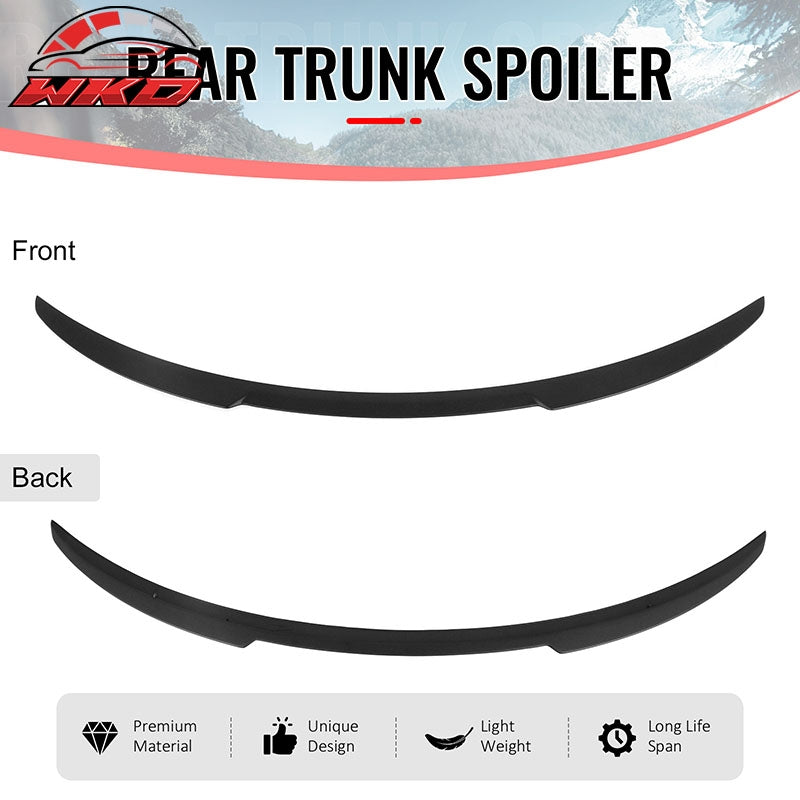 Wholesale 2026 Tesla Model Y Juniper V Style Trunk Spoiler Matte Black Rear Wing ABS - Wikond Auto